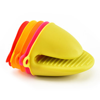 EVERSUN Mini Gants de Four en Silicone Résistants à la Chaleur, Mitaines de Cuisine Imprimées, Protège-Mains, Lavables au Lave-Vaisselle