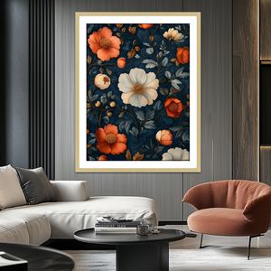 Impresiones artísticas en lienzo de <span class=keywords><strong>Morris</strong></span> con motivos de rosas y <span class=keywords><strong>flores</strong></span> abstractas modernas al por mayor para proyectos de arte - Product Image 4