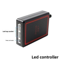 DiHui Supplies Nouvelle télécommande sans fil 1 à 4, 16 LED, 12V 1.6A, feux stroboscopiques à clipser pour calandre de voiture, feux clignotants universels