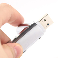 High Quality New USSD USB 3.0 256GB-1TB Silver Metal Flash Drive Encryption USB Type-C Interface Portable 1-Year Warranty