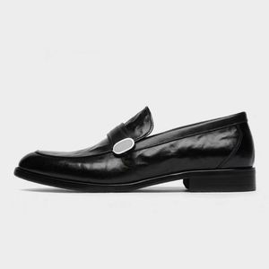 New Design Men's Loafers Made of Soft and Comfortable Genuine Leather Crafted <b>by</b> Hand Suitable for Gentleman's Business Wear - Product Image 4