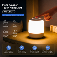 Lampe de bureau LED portable de style européen avec batterie, commande tactile, alimentation USB, lumière du jour 5000K, intensité réglable