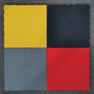 Dalles de <span class=keywords><strong>sol</strong></span> de <span class=keywords><strong>garage</strong></span> en PP emboîtables, système de fixation par clic, design moderne, antidérapantes, imperméables, faciles à nettoyer, pour usage intérieur, design graphique pour - Product Image 6