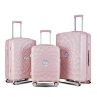 Vente en gros d'usine, ensemble de bagages à roulettes en PP de 28 pouces, grande capacité, 4 roues pivotantes, valise rigide imperméable