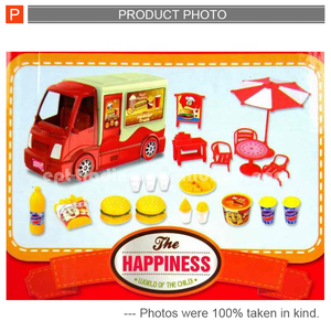 EPT 플라스틱 햄버거 자동차 장난감 플레이세트 소형 미니 제품 세트 어린이 미니 주방 세트 장난감 저렴한 가격 - Product Image 5