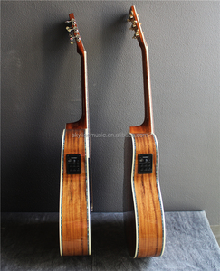 <span class=keywords><strong>Guitarra</strong></span> Acústica de Lujo Estilo OM OOO de Madera de Koa Maciza, <span class=keywords><strong>Guitarra</strong></span> Hecha a Mano de Madera Maciza - Product Image 5