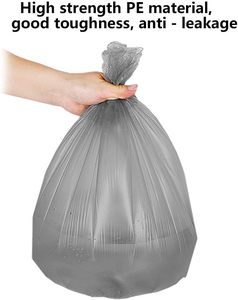 Huamaohengchun5 Rolls Small Trash Garbage BagsStrong Thin Material Disposable <b>Kitchen</b> Garbage Bags, Durable <b>Plastic</b> Trash Bags - Product Image 4
