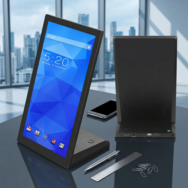 Customized 14 Inch L Shape Android Tablet Desktop Touch Screen Android 13 2GB+32GB Advertising Ordering Tablet