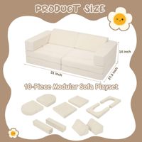 Nouveau produit : Solutions de mobilier pour salles de jeux d'enfants, ensemble de canapés de salon pour tout-petits, canapé pour enfants et tout-petits en gros
