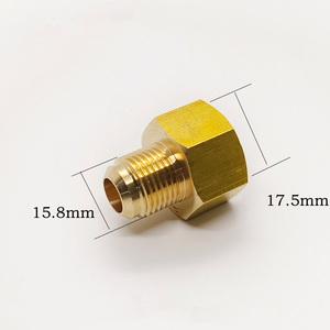 Adaptateur de réduction en laiton pour tuyau en <span class=keywords><strong>cuivre</strong></span>, raccord pour climatiseur, réfrigération, CVC - Product Image 3