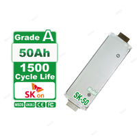 Baterai Li Polymer Isi Ulang Sel Pouch Ncm Kapasitas Besar SK 3.7V 50Ah untuk Paket Baterai Kendaraan Listrik