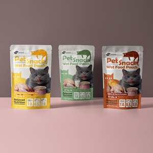 Pâte de viande de thon et de krill en sachets, riche en protéines, faible en sodium, pour chats et chiens, 70g 85g, nourriture humide pour chats OEM - Product Image 1