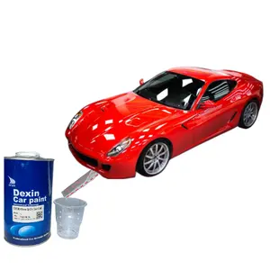 2K HS MS alto brillo de secado rápido Autobody capa transparente polyspartic/barniz en aerosol acrílico Guangdong pintura transparente para coche