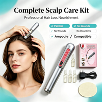 Appareil de mésothérapie sans aiguille, électroporation à microcourant, machine d'infusion pour la peau et le cuir chevelu, soin anti-âge et anti-chute de cheveux