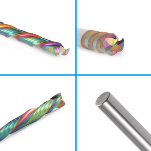 ดอกกัดไม้คาร์ไบด์เคลือบ HOZLY DLC แบบเกลียว 2 ฟัน 55HRC สำหรับงานไม้ MDF และไม้เนื้อแข็ง ขนาด 3.175/4/5/6 มม. รับผลิตแบบ OEM/ODM - Product Image 5