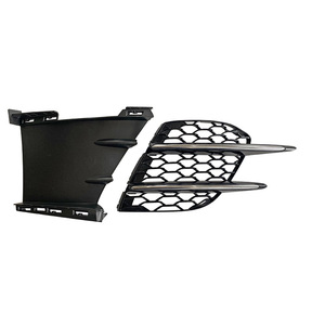 Mercedes-Benz S-Class 223 Front Bumper Fog Light Bezels Black OE 2238851401 2238851901 - Product Image 1