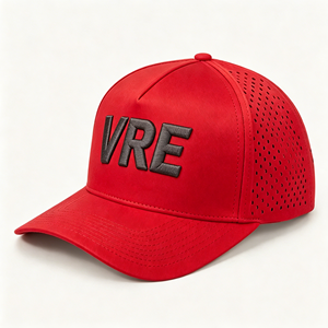 Casquette de sport Melin Hydro 5 panneaux de haute qualité, imperméable, perforée au laser, broderie personnalisée - Product Image 2