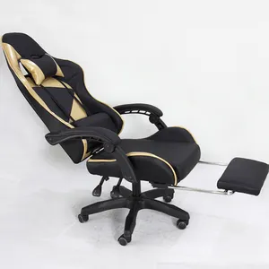 נוח משחקי כיסא סיטונאי מפעל ישיר מכירות רשת מכירה לוהטת Oem מותאם אישית עם דוושת עם משענת ראש