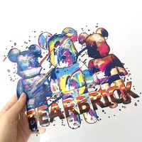 Étiquettes d'impression de vêtements Fabricant d'impression DTF Motif personnalisé Logo Vinyl Plastisol Étiquettes de vêtement de transfert de chaleur pour t-shirt