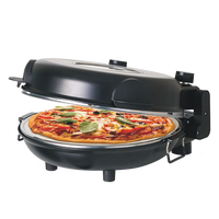 Four de Comptoir Multi-Fonction Électrique à Pizza Meilleure Vente du Fabricant Direct, Pierre Émaillée, Verre Borosilicate