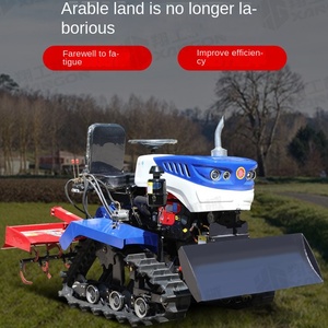 Agricultural <b>micro</b> tiller gasoline multi-functional large-<b>scale</b> agricultural track rotary tiller - Product Image 5