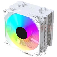 Refroidisseur de processeur CPU avec dissipateur thermique et ventilateur de refroidissement RGB 120 mm 4 caloducs LGA 1200 1155 1156 1700 AM3 AM4 pour PC de jeu de bureau