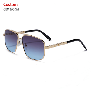 SKYWAY 2025 Gafas de sol clásicas de doble haz Gafas de Sol de metal para hombres y mujeres Anti-ultravioleta Gafas de sol europeas y <span class=keywords><strong>americanas</strong></span> - Product Image 1