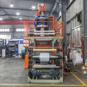 全自动高速旋转模头PP自封袋吹膜机拉菲草塑料挤出机尺寸800 - Product Image 3