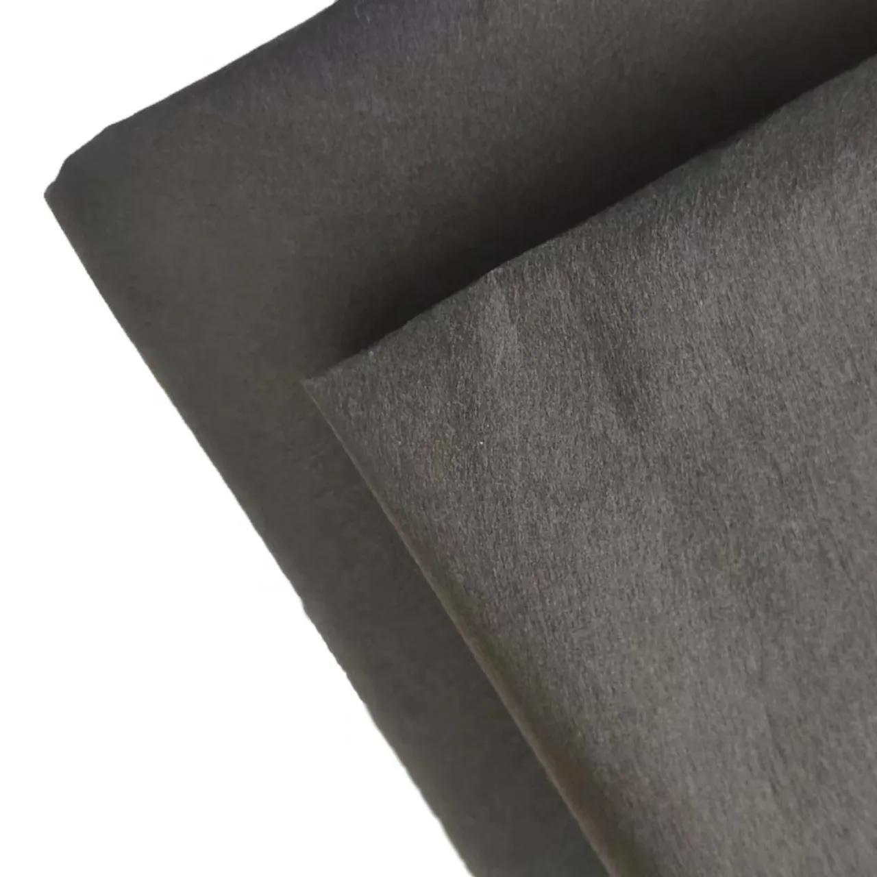 black embroidery non woven fabric textile raw material chemical bonded non woven fabric for collar interlining