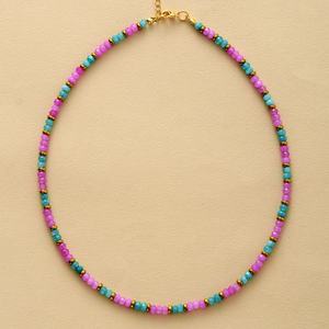 Magnifique collier ras du cou simple à plusieurs couches en pierres semi-précieuses pour femme, bijoux spirituels pour adolescentes - Product Image 3