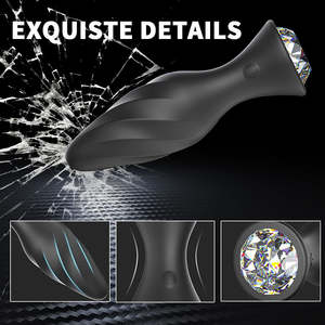 Vibrateur portable pour massage de la prostate, télécommande, jouet sexuel pour hommes, rechargeable par USB, étanche IPX7, 10 fréquences - Product Image 5