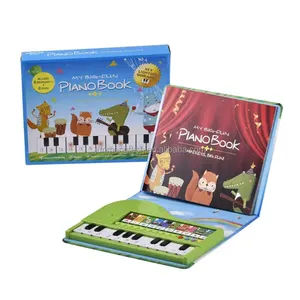 JM Bigfun 20 tasti Piano libro di pianoforte elettronico tastiera e musica libro 2-in-1 collezione di canzoni per pianoforte giocattolo strumento musicale