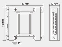 Parafoudre BR-DB25 pour signal informatique et réseau SPD, protection contre la foudre, parafoudre DB25 certifié CE IP20, garantie 5 ans