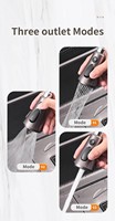 Ensemble d'évier de cuisine cascade de style moderne Évier de cuisine multifonctionnel en acier inoxydable 304 avec lave-gobelet haute pression