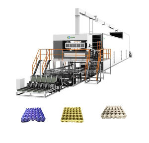 Machine de moulage de pâte à papier de déchets de papier recyclé entièrement automatique Ligne de production et de fabrication de plateaux à oeufs Machines de fabrication de papier - Product Image 6