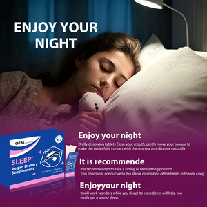 Films oraux à dissolution rapide de mélatonine pour le sommeil, très vendus, améliorent la qualité du sommeil, favorisent l'endormissement plus rapide, complément alimentaire - Product Image 3
