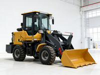 Traktor Mini Konstruksi Wheel Loader Tugas Berat untuk Lokasi Bangunan dan Perbaikan Jalan