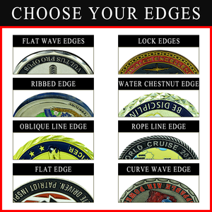 फैक्टरी कस्टम 3 डी चमकदार सोने की ढाल आकार चुनौती सिक्के गोंद एपॉक्सी एनमेल रंग - Product Image 5