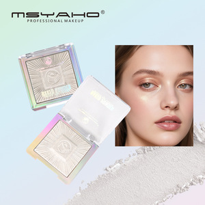 MSYAHO Nueva Sombra de Ojos Delicada de un Solo Color, Polvo Impermeable con Brillo Fino, Acabado Mate Perlado, Tonos Chic Tono Té con Leche, <span class=keywords><strong>Mini</strong></span> Colorete - Product Image 1