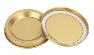 30g/50g/100g/125g/200g/250g Fabricante de grado alimenticio logotipo impreso caja de metal embalaje lata para caviar de alta gama comida fina