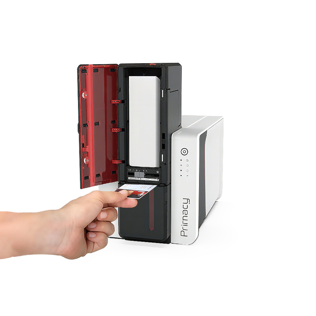 Secure USB ID Card Printer (Evolis Primacy 2) for High-Security Identity Management Hologram Encoding Anti-Fake Cards-in Stock