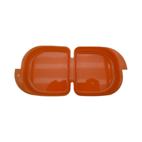 Boîte de rangement invisible colorée en plastique pour aligneurs dentaires, prothèses, appareils orthodontiques et gouttières – Nettoyage et remplissage pratiques