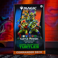 Venta al por Mayor de Magic: The Gathering, Mazo de Comandante de las Tortugas Ninja Adolescentes, Juego de Cartas Coleccionables Turtle Power