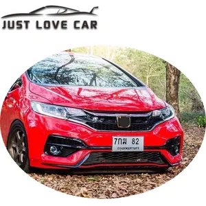 CAR BODY KITS RS TYPE FOR HONDA JAZZ FIT GK5 FRONT BUMPER REAR BUMPER SIDE SKIRT 2014-2019