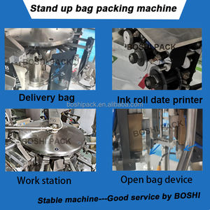 Machine d'emballage de sachets préformés pour bicarbonate de soude, ucralose, poudre de dextrose, machine de remplissage, machine d'emballage de sachets à fermeture éclair - Product Image 3