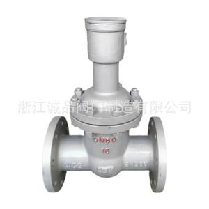 วาล์วประตูแบบมีหน้าแปลนป้องกันการโจรกรรม รุ่น FDZ45H-16 ควบคุมด้วยมือ ผลิตจากเหล็กหล่อและเหล็กกล้าไร้สนิม สำหรับสื่อของเหลว - Product Image 3