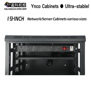 Tủ Mạng thép treo tường ynco 12U kích thước tùy chỉnh 600*600 cho trung tâm dữ liệu giá đỡ máy chủ <span class=keywords><strong>19</strong></span> inch sản phẩm Chứng Khoán tiêu chuẩn - Product Image 3