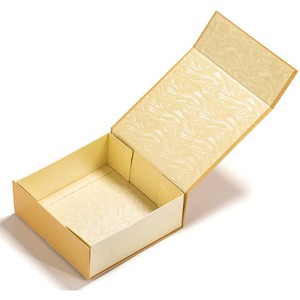 Caja de Regalo Navideña Plegable con Diseño Flocado, Caja de Embalaje de Papel Kraft para Galletas y Chocolates, Logotipo Personalizado - Product Image 3