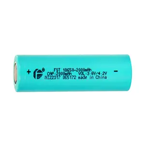 成本低廉单电池 2000mah 3.7v 18650 偏大的锂离子FST电池自定义配置