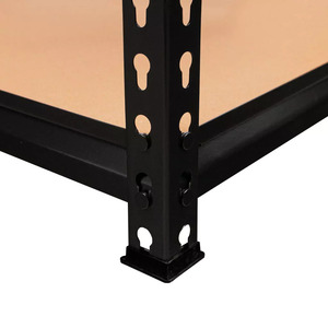Étagères métalliques réglables en fer robuste avec rivets - Product Image 3